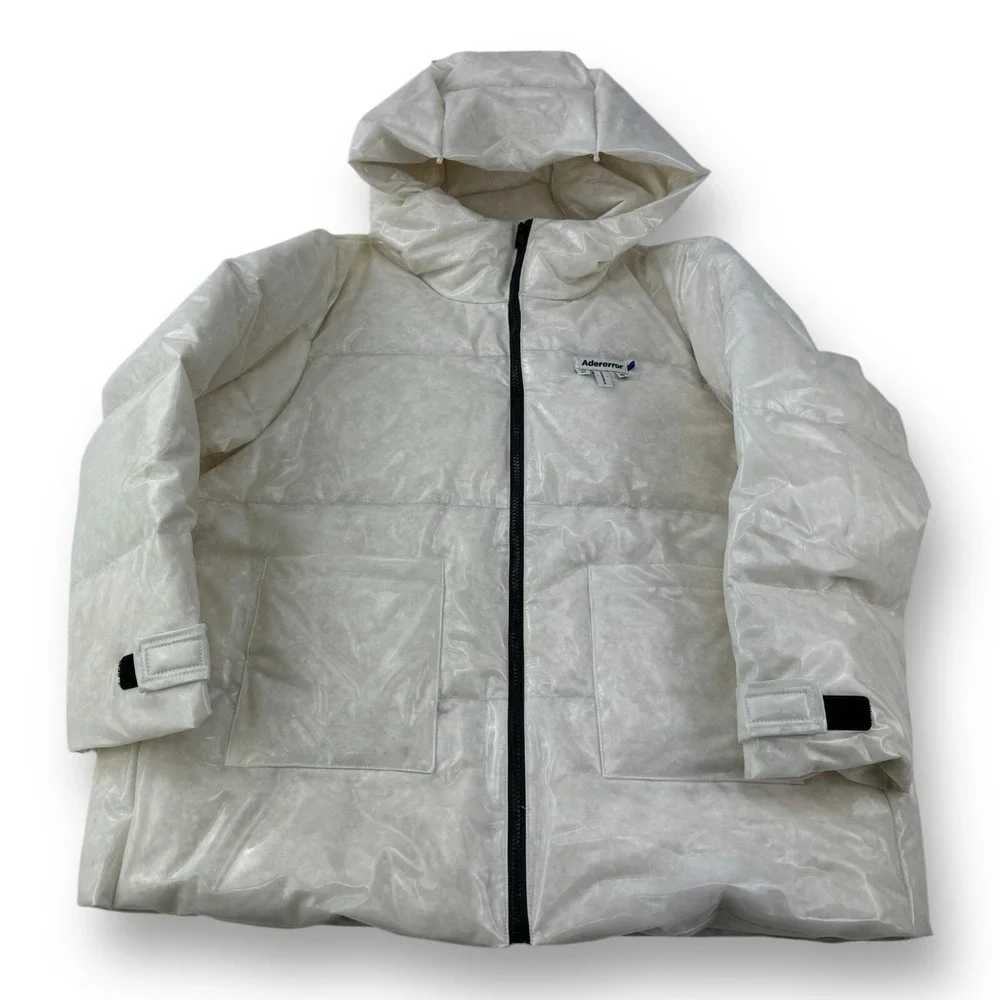 ADERERROR Transparent Down Fill Hooded PUffer Jacket Jacket Women's Size A1